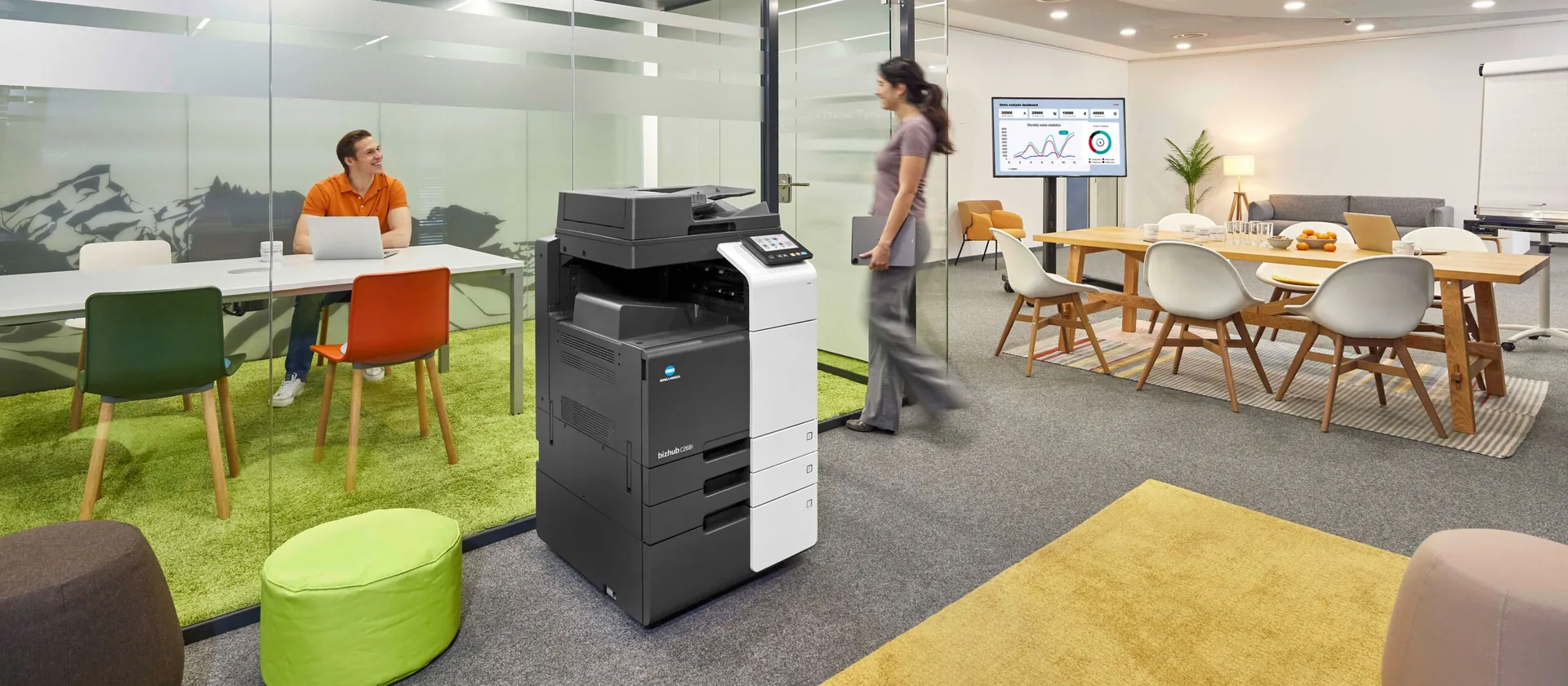 Konica Minolta bizhub office copier supplied and supported by KM Direct Holdings